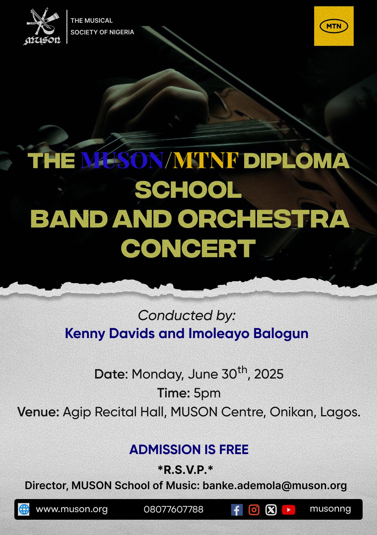 BAND AND ORCHESTRA CONCERT's banner