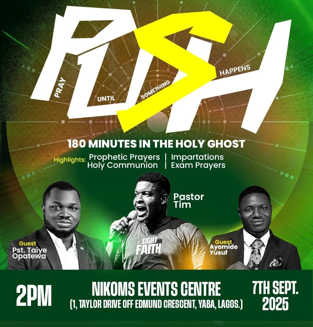 PRAY UNTIL SOMETHING HAPPENS: 180 Minutes In The Holy Ghost's poster