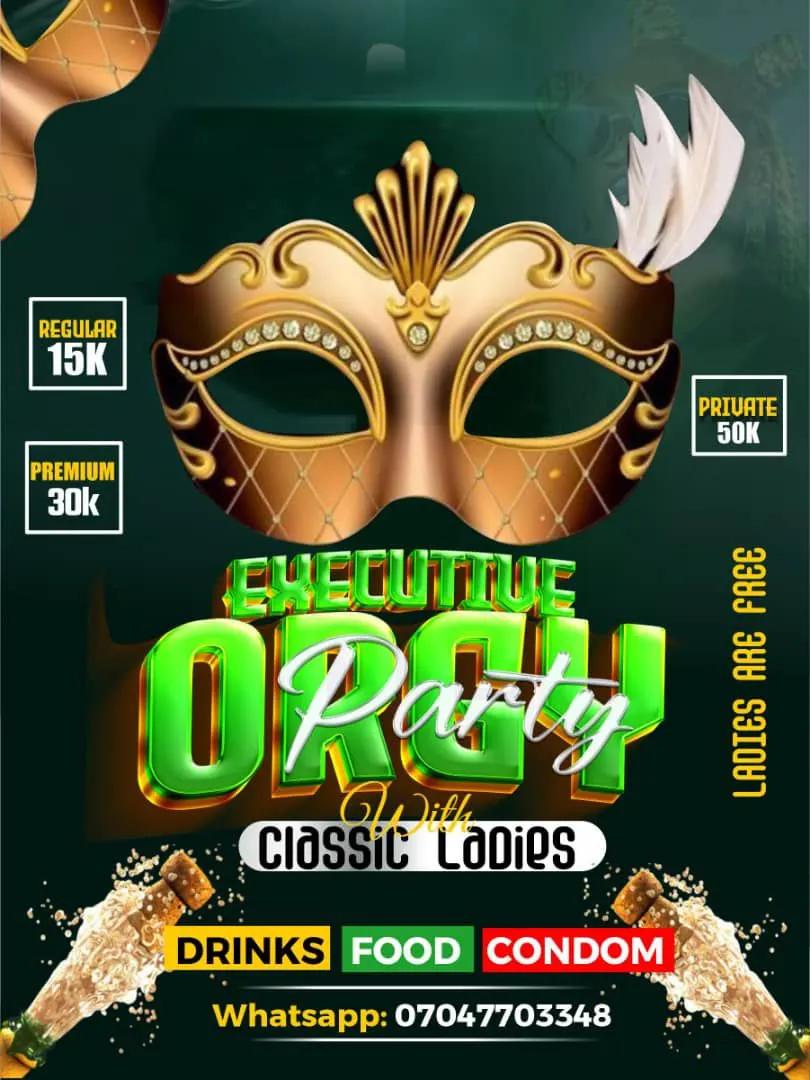 ABUJA ORGY MASK PARTY (Girls Only Ticket)'s poster