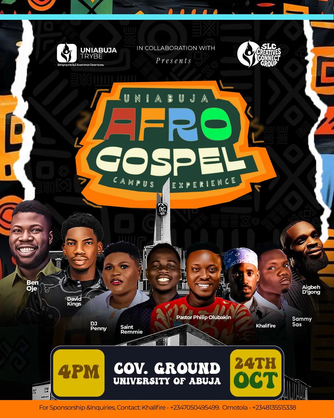 UNIABUJA Afrogospel Experience's poster